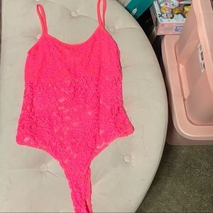 HOT PINK ONE PIECE